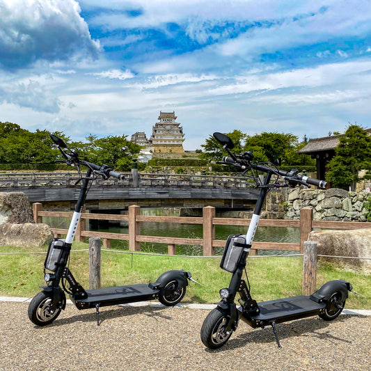 電動キックボード 実証実験 E-KON 姫路市 姫路城 公道可能 規制緩和 免許 おすすめ
