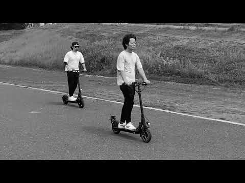 【E-KON】モーター500W特定小型車体との坂道比較動画